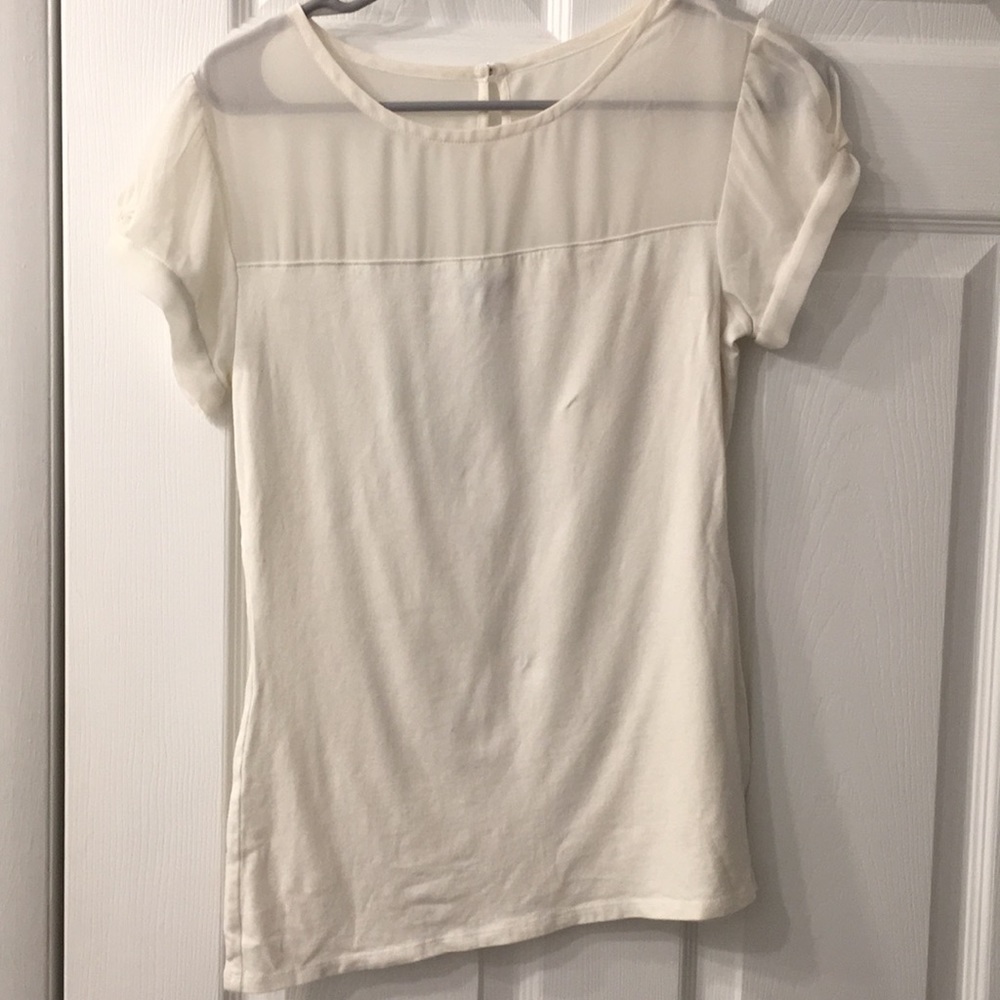Beige Short Sleeve Shirt